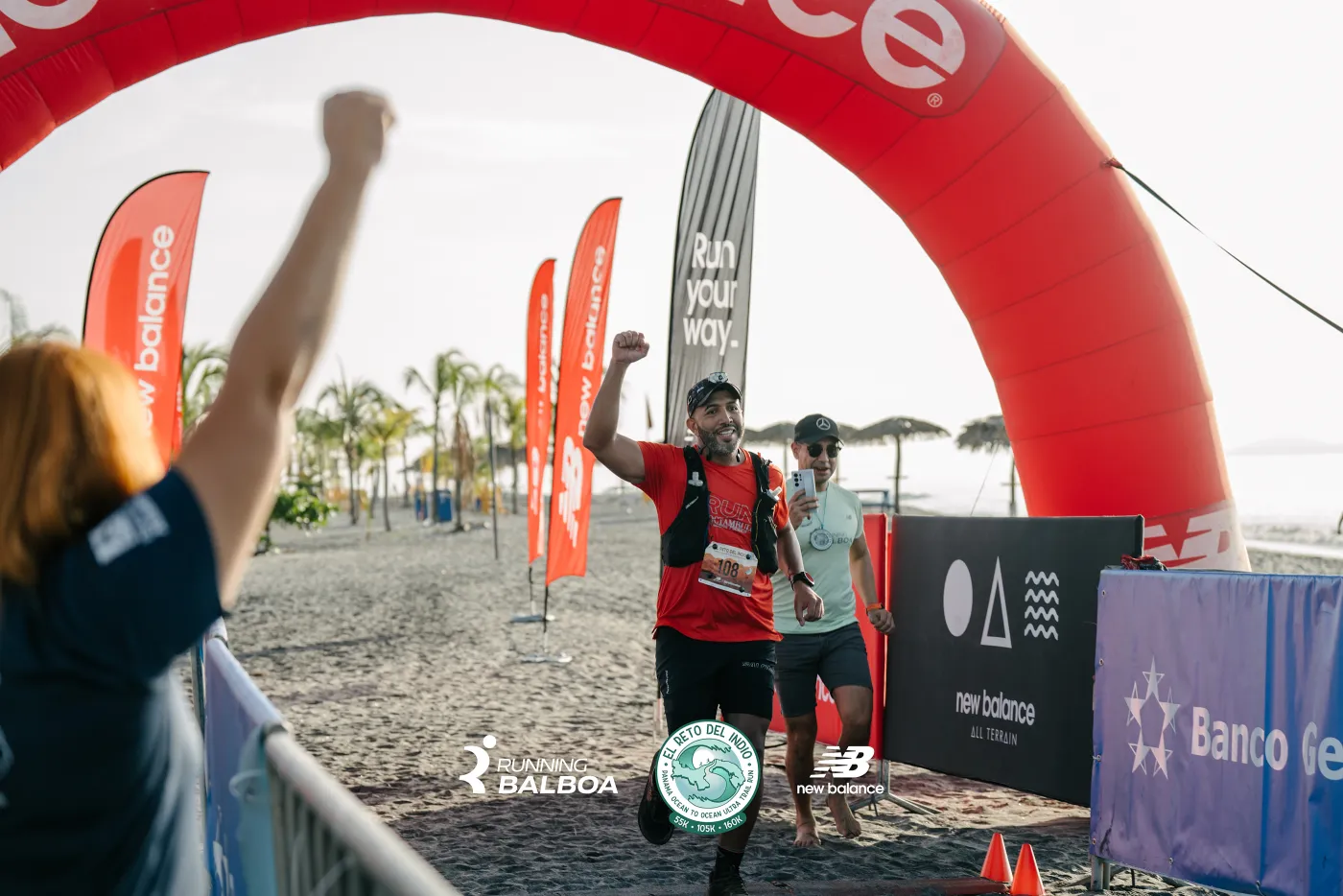Meta en Playa Blanca, el Pacífico